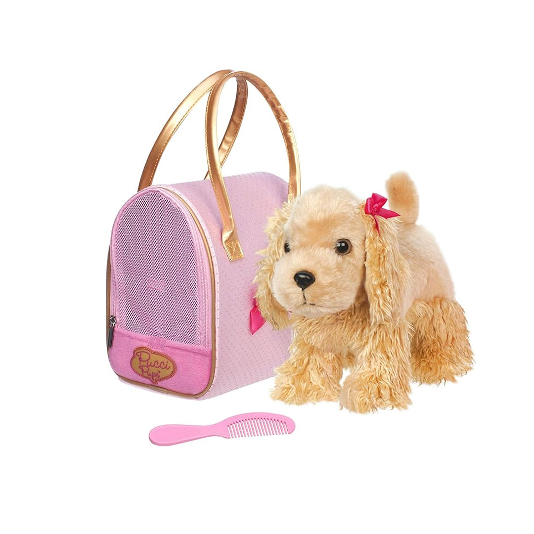 ST8342Z (Our Generation) - GLAM GOLD DOT BAG & C. SPANIEL