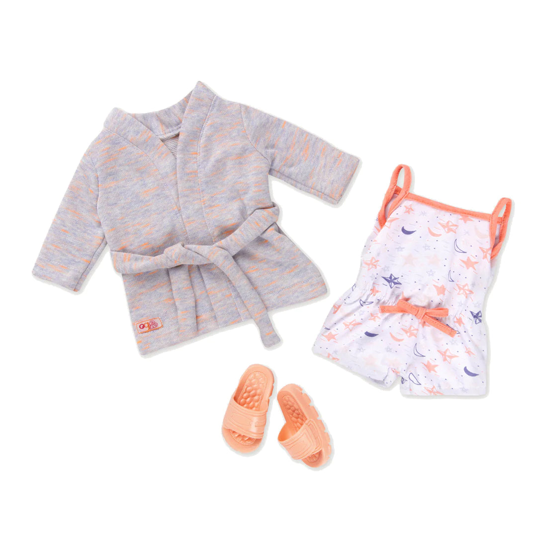 Conjunto De Pijama Con Bata Outfit