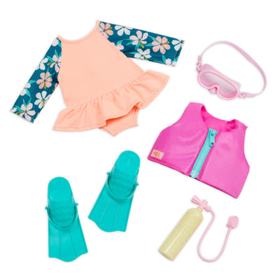 Deluxe Floral Diver Outfit