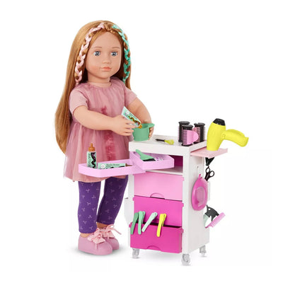 Carrito De Salón Con Accesorios