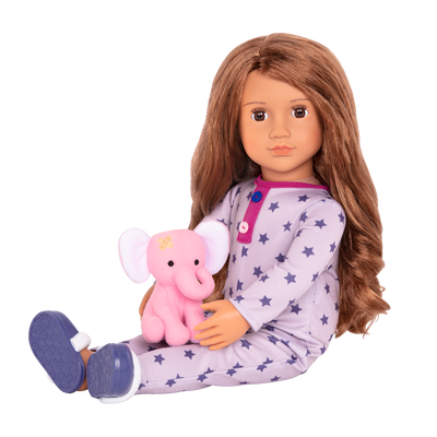Muñeca fiesta de pijamas de 46 cm
