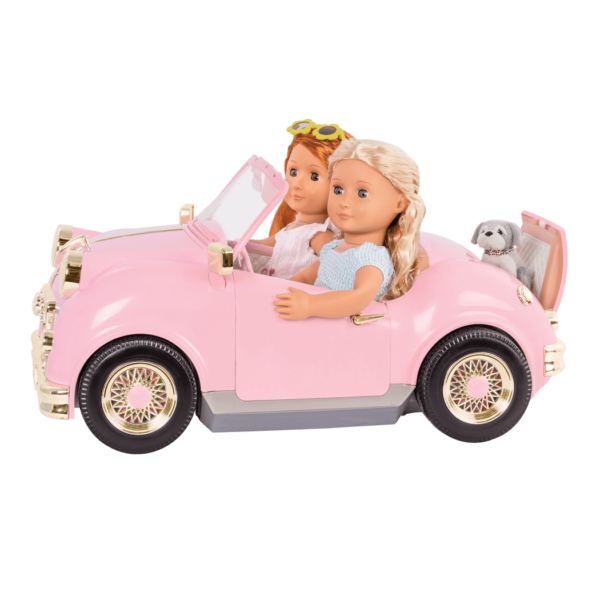 Convertible Car Vehicle for 18-inch Dolls